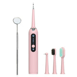 CK01 Electric Dental Scaler 4 In 1 Tartar Instrument Oral Cleaning Flusher Polishingagent Teeth Cleaning Tool