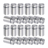 24Pcs 3/4 x 1 Inch Sign Holders Standoff Screws Wall Standoff Holders Screws Mount Hardware Advertising Glass Acrylic Standoff S