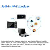 Owon Tablet Digital Oscilloscope TAO3102 8 Inch LCD Touch Screen USB Storage Oscilloscopes 8 bits 2 Channels 100Mhz Bandwidth