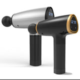 LCD Display Fascia Gun Relaxing Muscle Deep Vibration Fascia Bar Muscle Fitness Massager Back Neck Massager Masajeador De Pies