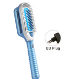 NEW Professional Hair Straightener Comb/Brush Ice Therapy Negative Ion Cold Wind Comb Heatless Brush Hair Freezing Hair Styler