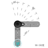 1Pair(2pcs)/Lot Furniture Adjustable Angle Adjuster Mechanism Hinge Hardware Sofa Headrest Hinge Bed Bedding Ratchet