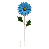 Outdoor Waterproof Ornament Universal Home Decor With Stake Garden Iron Sunflower Rustproof Vivid Natural 3D Craft Easy Use