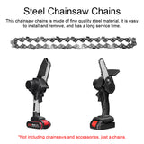 1 PCS 6 Inch Mini Steel Chainsaw Chains Electric Chainsaws Accessory Practical Chains Replacement