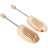 High Quality Adjustable Wooden Shoe Trees Men Women Shoe Tree Stretcher Shaper Professional Foot File Pedicure Tool for 40-42