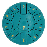 8 Inch 11 Tones Steel Tongue Drum with 1 Pair Mallets Storage Drum Bag Percussion Musical Instruments Hand Pan Drum