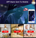360° WIFI Retractable E27 Smart Fisheye Bulb Camera 1080P Panoramic Universal Dual-light Home Security Lamp Night Vision IP Cam