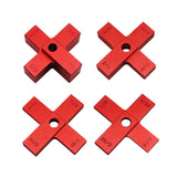 4pcs Woodworking Cross Height Measuring Gauge Set Table Saw Depth Gauge Setup Blocks Precision 16-Size Router Table Set Up Bars