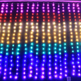 Rainbow 3Mx2/3M LED Fairy String Curtain Light Garland Wedding Christmas Holiday Decoration For Home Bedroom Window Kids Gift