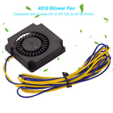 4010 Blower Fan 40 * 40 * 10mm 24V DC Extruder Hot End Cooling Fan Cooler Compatible with Creality Ender 3 Ender 3 Pro