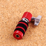 1 Set Alloy Standard Jazz Drum Red Hi-Hat Cymbal Clutch Stand Post for for Percussion Instrument Parts Replacement with T8NC