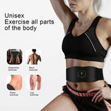 Intelligent Abdominal Muscle Trainer Bodybuilding Muscle Training Stimulator Waist Trimmer 6 Modes And 9 Strength