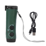 Small Portable AM FM Radio Plastic Outdoor Hand Crank Radio Flashlight Mobile Phone Charging Multifunction Flashlight Radio