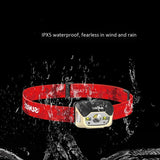 SUNREI MUYE1 440 Lumens Headlight USB Rechargeable 5 Modes Night Work Light Camping Hunting Torch Lamp Portable LED Flashlight