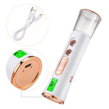 Double Spray-head Skin Analyzer Machine Nano Mist Face Sprayer Handheld Hydrating Humidifier Beauty Moisturizing Skin Tester USB