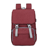 Diaper Bag Mommy Bag Multi-functional USB Backpack Portable Baby Seat Fold Diaper Changing Pad Stroller Bag Baby Activity Gear