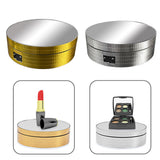 Multifunction Automatic Electric Platform Rotating Display Stand Universal Motorized Turntable ABS Jewelry 360 Degree Revolving