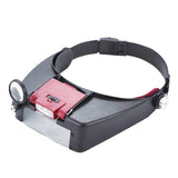 FGHGF 1.5-10x  Wearing Magnifier Glasses Magnifying Gl Helmet Style  Headband Magnifying Glasses Reading or Repair Use
