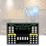 27RA Dual Mobile Phone Live Broadcast External Sound Card Cellphone Webcast Personal Entertainment Voice Changer
