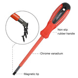 7 Pcs Insulated Electrician Screwdriver Set Slotted and Phillips Insulated Screwdriver Set Test Pen Electroprobe