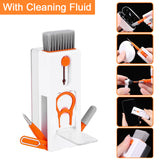 11-in-1 Computer Keyboard Cleaner Brush Kit Earphone Cleaning Pen For Headset iPad Phone Cleaning Tools Cleaner Keycap Puller