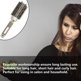 25/32/45/53mm Nylon & Bristle Hair Round Brush Ceramic Aluminium Hair Comb Professional Hairdressing Brush Barber Styling Comb