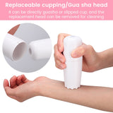 3 In 1 Replaceable Guasha  Electric Cupping Guasha Scraping Pump Suction Massage Cupping Suction Therapy Body Back Neck Massager
