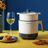 220V 1.7L Mini Electric Rice Cooker Non-Stick Hot Pot Portable Multi Cooker 2 Layers Electric Frying Machine