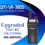 BAOFENG DM-5R-3800 Upgraded FM Radio Digital Walkie Talkie DMR Tier1/2 Portable Radio Dual Band Digital/Analog FM Transceiver