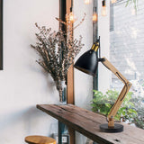 Morden Table Lamp E27 25W Fold Adjustable Stand Desk Lighting  with Swing Long Arm Business Office Study Desktop Light