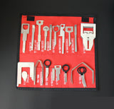 38 Pcs tool Car Stereo Radio Removal Tool Key Kit For Kenwood Clarion Sony Blaupunkt Philips Pioneer Panasonic JVC Ford Audi VW