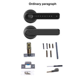 Smart Digital Lever Home Security Electric Fast Unlock Fingerprint Door Lock Phone APP Keyless Entry Easy Install Biometric