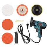5-inch Electric Car Polisher 700W Auto Car Polisher Buffer with Detachable Sander Rotary Tool 600-3700RPM Speed Regulation