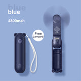Handheld Fan Mini Fans Ventilador USB Rechargeable Fan Mini Fan Portable Silent Small Fan for Home Ventilador
