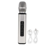 Wireless Bluetooth Microphone Portable Handheld Microphone Speaker with Built-in 2000mAh Rechargeable Battery for PC Smartphones