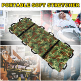 Thickened Canvas 12 Handles Soft First Aid Home Household Medical Stretcher With Handbag