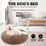 Pet Dog Bed Super Soft Kennel Round Fluffy Cat House Warm Indoor Comfortable Sleeping Cushion Mat Sofa Washable Puppy Long Plush