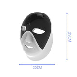 LED Facial Mask With Neck Near-infrared Photon Skin Instrumen For Skin Rejuvenation Wrinkle Acne Tighten Whitening Phototherapy