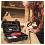 AC Rotary Tool Kit Electric Grinder 6 Variable Speeds 8000-35000RPM 170W for Polishing Carving and Shaping with Carrying Case