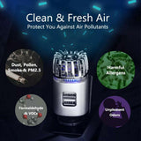Mini Car Air Purifier Negative Ion Smoke Odor Remover Car Usb Charger Aluminum Alloy