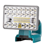 5 inch 1000Mah 14.4-18V  LED Flashlight Spotlight Outdoor Work Lighting For Makita BL1430 BL1830 Blue