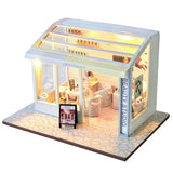 CUTEBEE DIY Doll House Wooden Doll Houses Miniature dollhouse Furniture Kit Toys for children Christmas Gift TD28