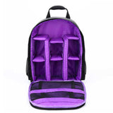 Waterproof Outdoor Camera Backpack Video Digital DSLR Bag Multi-functional Soft Padded Bag Case for Nikon Canon Sony