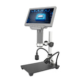 7-inch LCD Video Microscope with 32GB TF Card 1200X Microscope&amp;amp;Telescope 1080P with  IR Remote Adjustable Metal Stand&amp;amp;LED Light