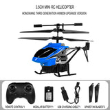Mini RC Helicopter 2.4G Remote Control Aircraft 3.5CH with Led Light Auto Return Altitude Hold RC Plane Toys for Boys