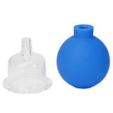 Rubber Head Glass Vacuum Cupping body Massager ventosa Suction Cups Glasses vacuum suction therapy cupping set cans for massage