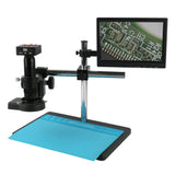 48MP 2K 1080P USB HDMI Digital Industrial Video Microscope 180X 300X C Mount Lens For Phone PCB Soldering