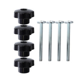 Handle T-slot Slider Miter T-track Jig Screw Fixture Table Saw Router Chute Rail Special Accessories Woodworking Tool Set 51BD