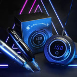 Mini Power Led Display Tattoo Power Supply With Adaptor for Coil &amp; Rotary Tattoo Gun Machines Tattoo Source Support 2 Machines