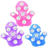 9 Balls Roller Massage Palm Shaped Body Massager Glove Stress Relief